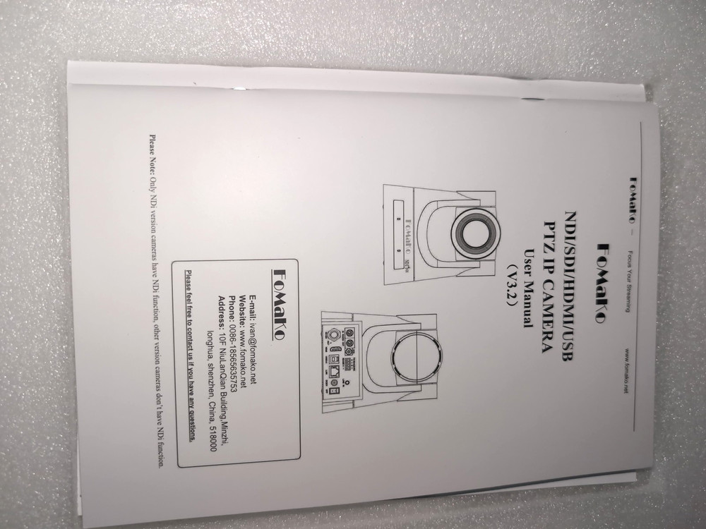 FoMaKo PTZ Camera 30X Bundle (2 Cameras + Pro Controller) BN302 *NEW OB*