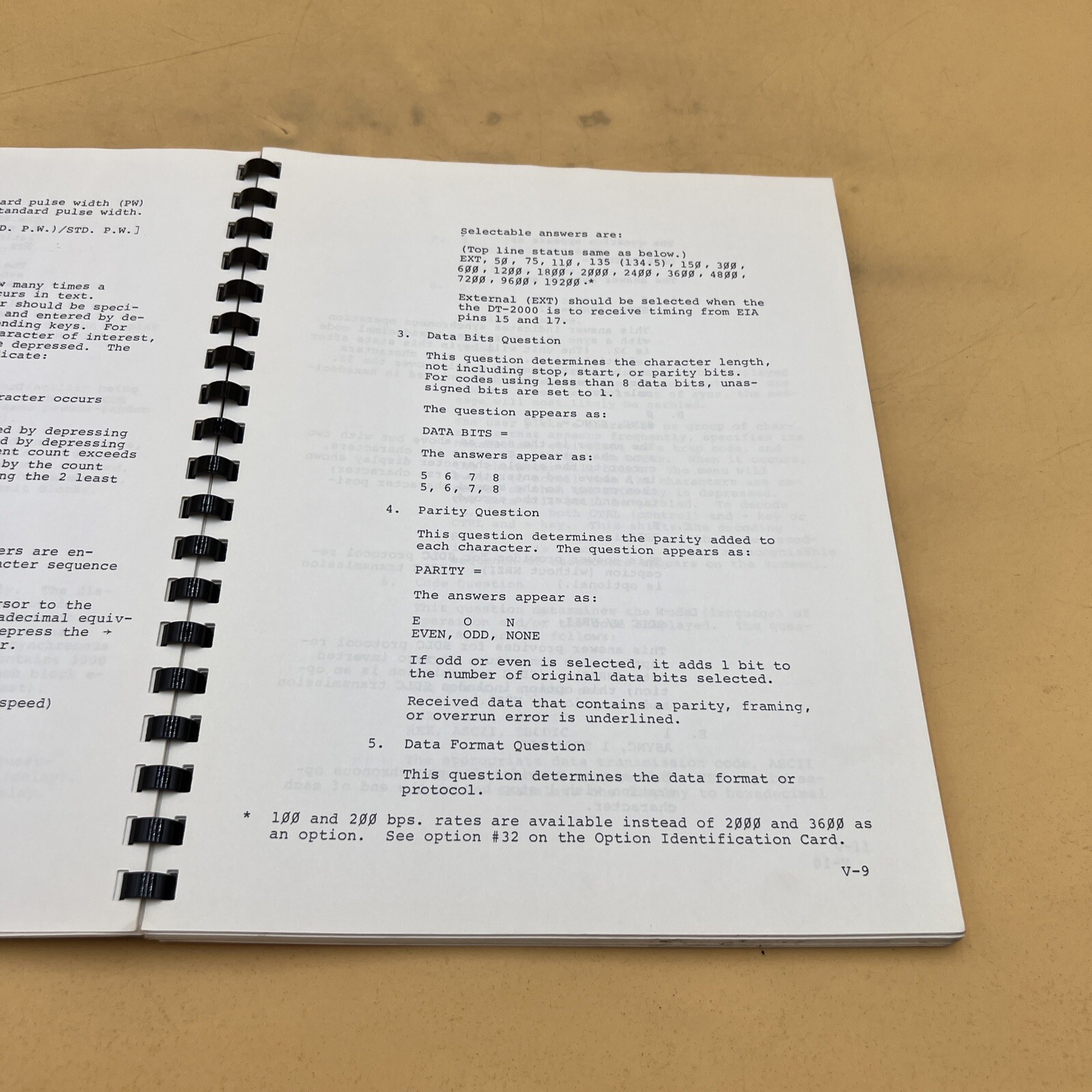 Dynatech Data Systems DYNA-Test 2000 (A) Instruction Manual Guide Book