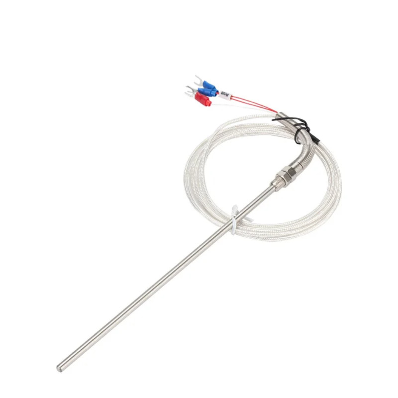 Thermocouple Temperature Sensor Compression Spring Probe M8 1m 2m 3m 5m Type K J