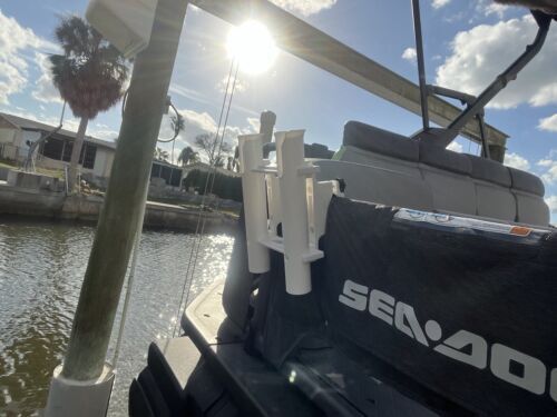 Fishing Rod Holder CLAMP2 Pontoon, ATV, UTV, Golf Cart, SeaDoo Switch, Surf Cart