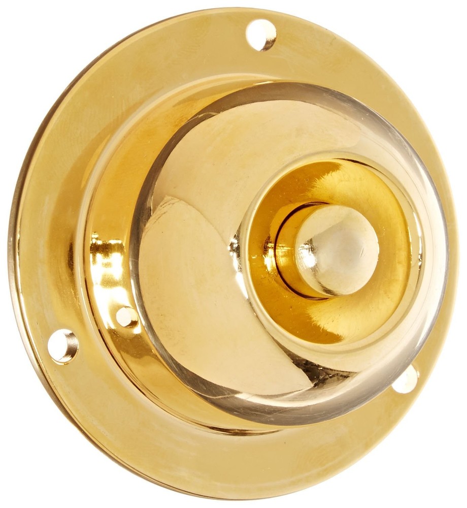 Solid Cast Brass Weatherproof Push-Button, Ohm