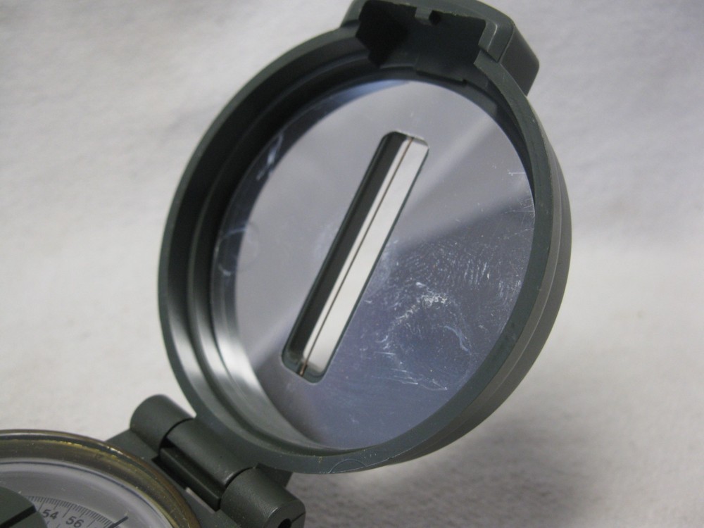 Engineer Lensatic Compass With US Camo Pouch