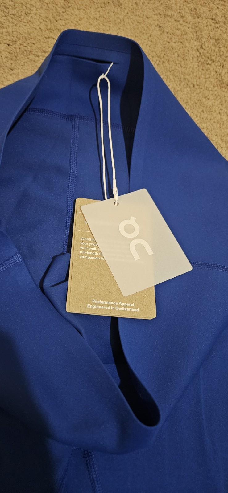 On Cloud Movement Tights Long Running Yoga Compression Women's Size Large New