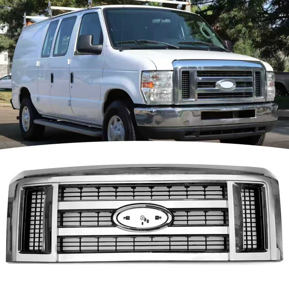 NEW Grille For 2008-2014 Econoline 2008-2021 E350 E450 FO1200507