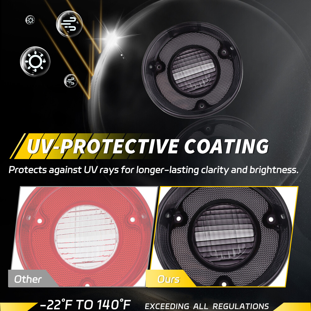 4X Smoke Tail Light Lens & Backup Lamp Lenses For 1972 Chevry Chevelle Malibu SS