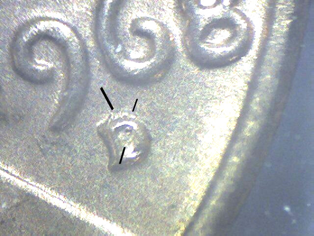 1968-D LINCOLN CENT OMM D OVER S GEM BU BB6