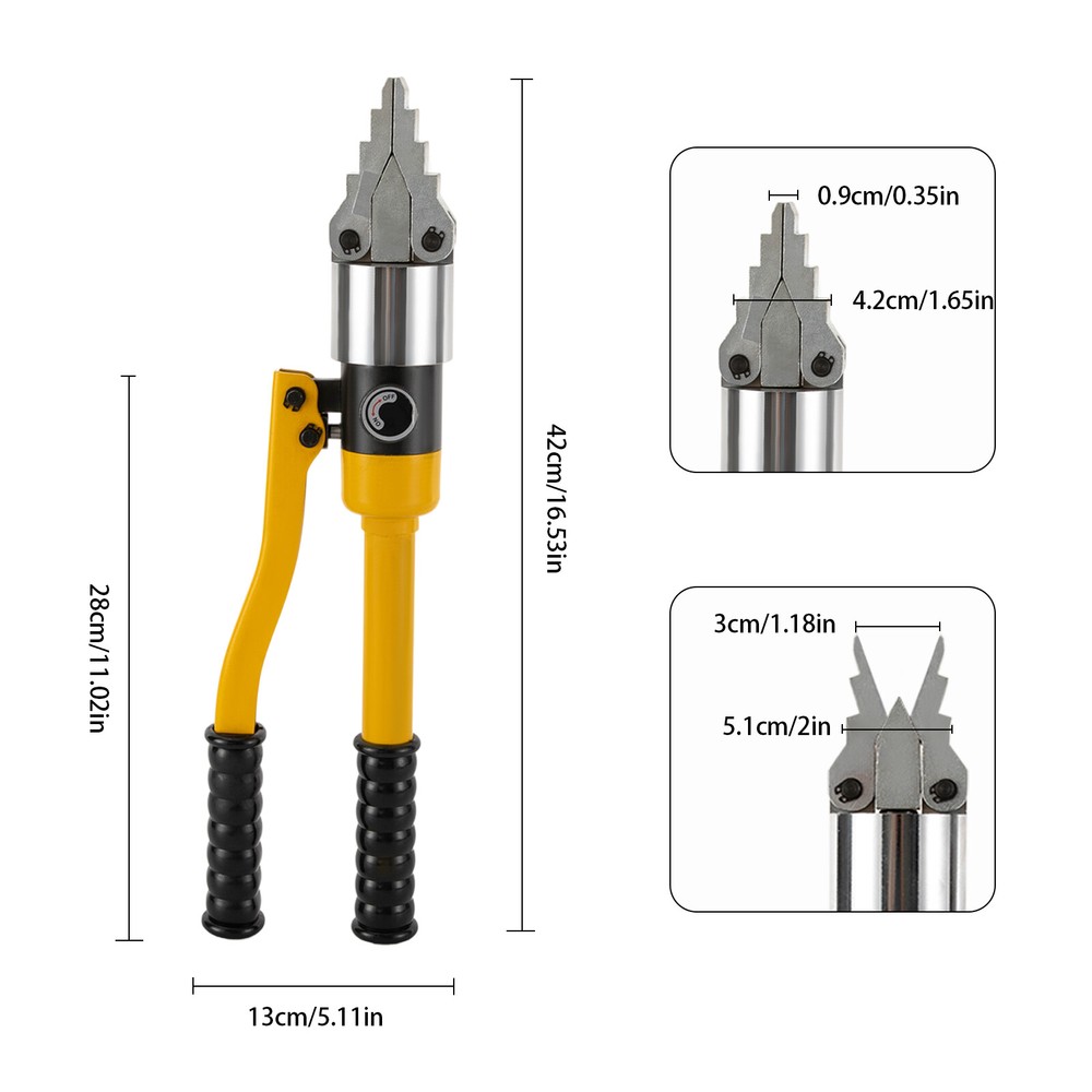 Portable Hydraulic Flange Spreader Split Splitter Expander Stretch Plier tool 8T