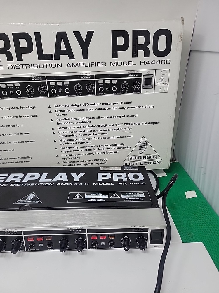 Behringer Multicom Pro Ha4400 4-Channel Audio Interactive Dynamics Processor