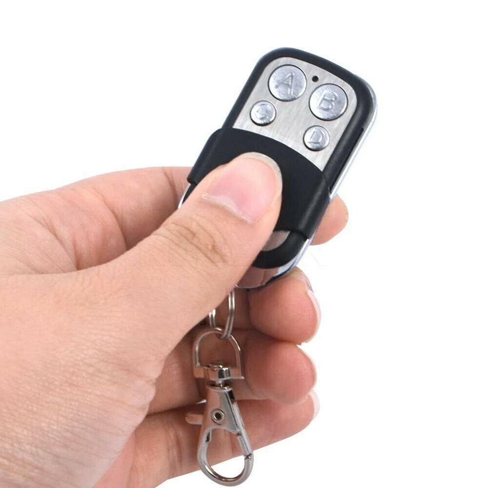 2* Universal 4 Button Gate Garage Door Open Remote Control 433MHZ Fixed Code/