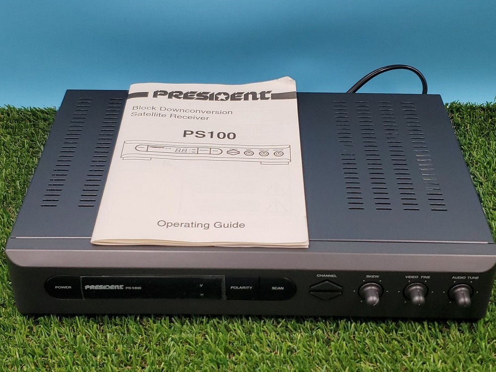 (Vintage 1992) PRESIDENT PS100 Block Down-Conversion Satellite Receiver
