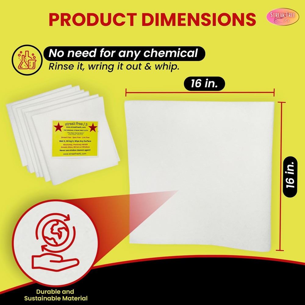 Microfiber Cloth Ã¢â‚¬Å“As Seen on TvÃ¢â‚¬Â 6 Pack