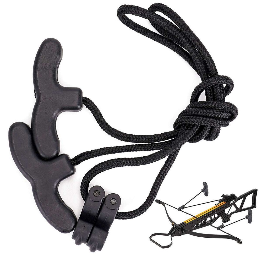 Crossbow Rope String Cocking Device Cocker Ropes for Archery Hunting Handle US