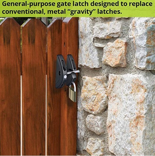 D&D TECHNOLOGIES TL01 T-Latch Action Gate Latch, Padlock Gravity Gate Latch, for