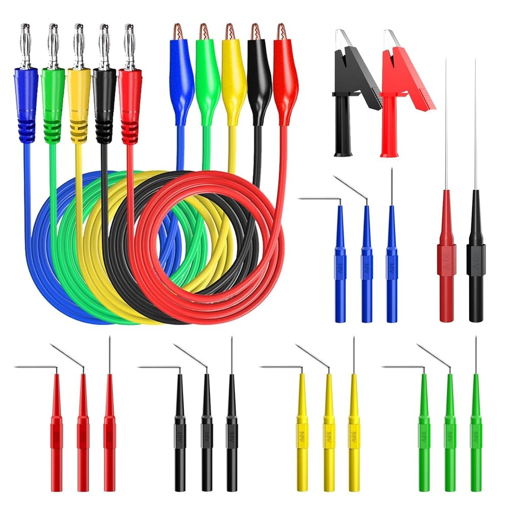 Versatile 24PC Back Probe Kit - Essential for Automotive Diagnostics and Repairs