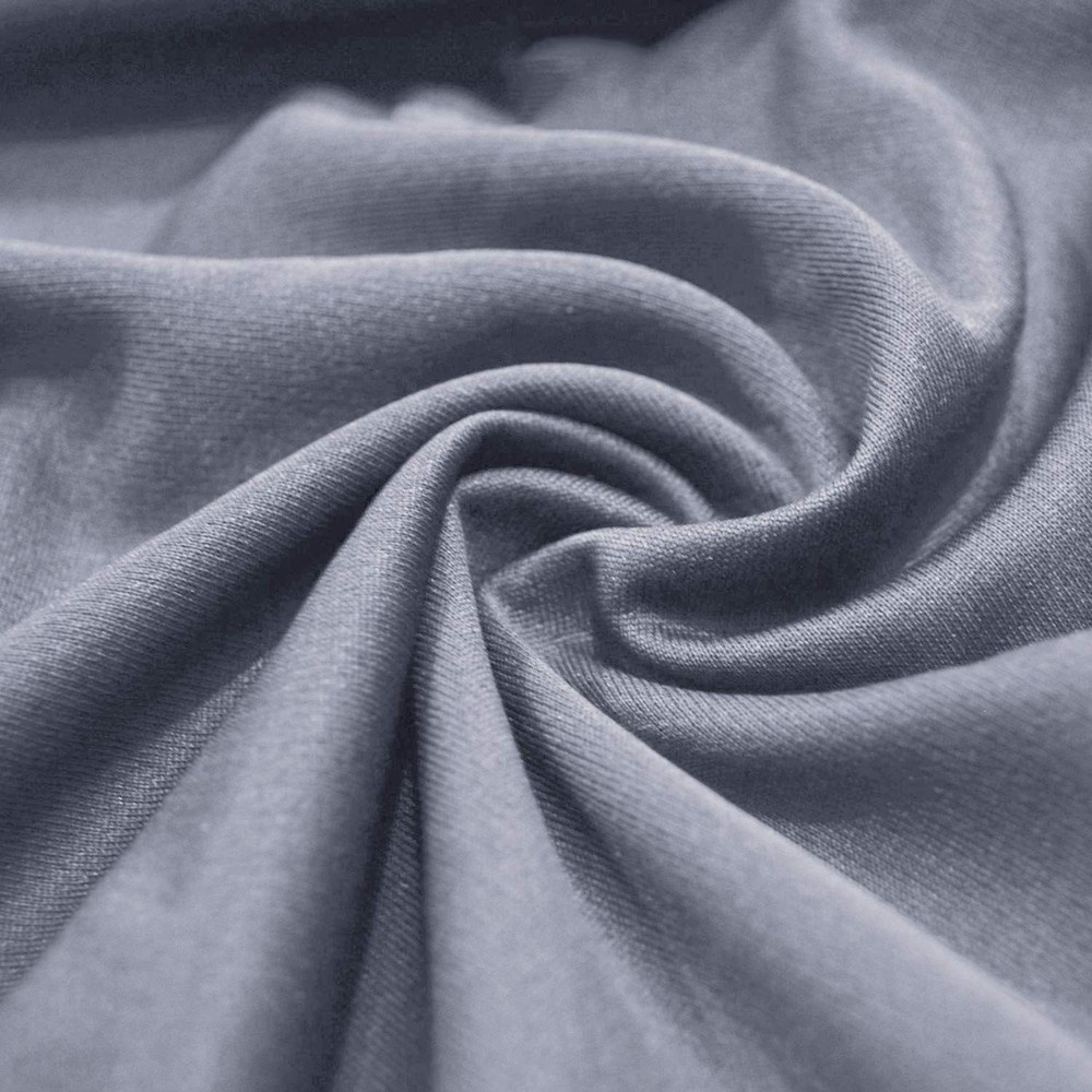 Biloban Crib Sheets Fitted for Boys, 2 Pack Sheets, Grey & Navy