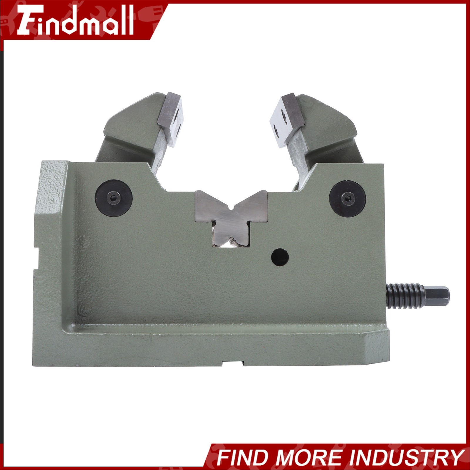 Findmall 4" Machine Vise Horizontal Vertical For Holding Shafts And Round Parts