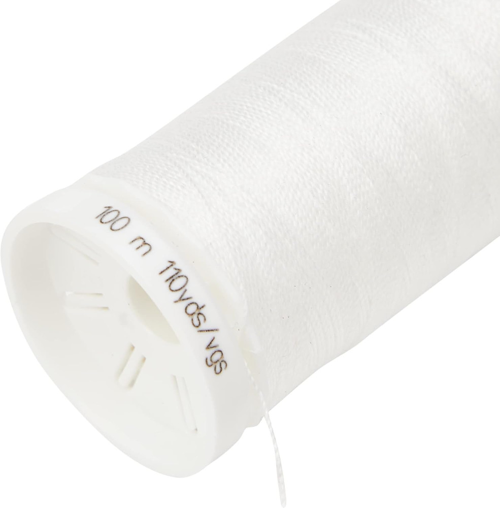 Denim Sewing Thread, White, One Size