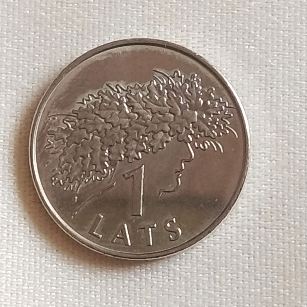 Coins. Latvia 1lats - 2006.