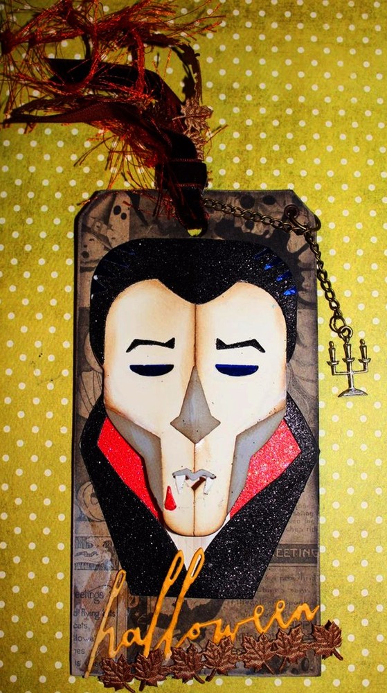 Sizzix Thinlits Vampire 8-PK set #660960 Retail $19.99 by Tim Holtz - SO FUN!!