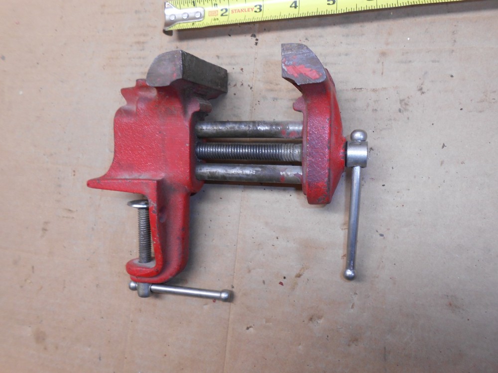 Red Bench Table Clamp on 3" Vise 5247