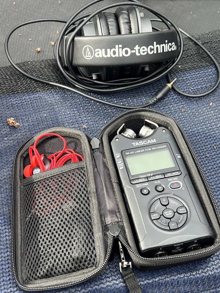 Professional filming gear.