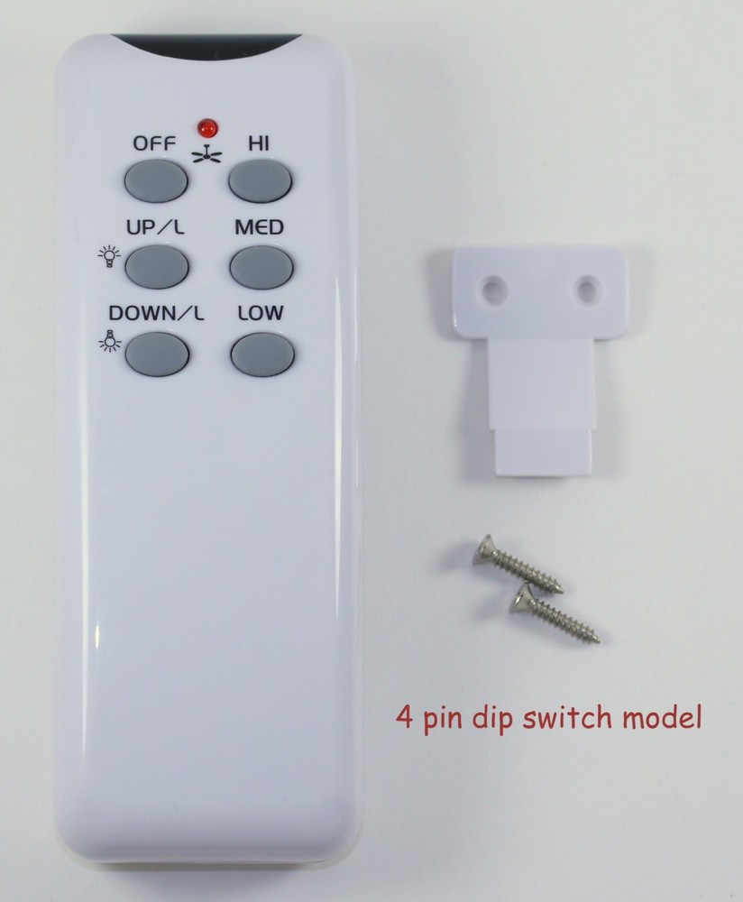 Replacement Remote CHQ8BT7053T Control 4 DIP SWITCH VERSION W/ TOP and BTM light