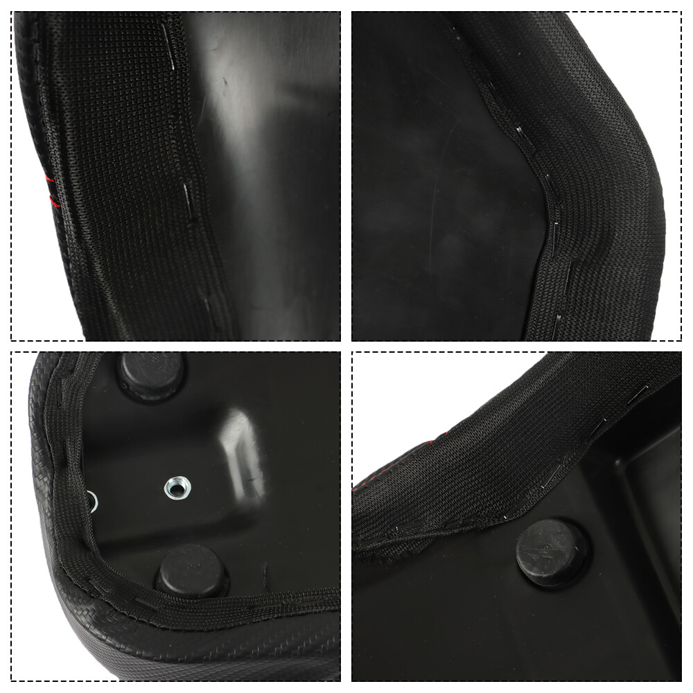 Red Lattice Stitch Step-Up Seat For Touring Road King Electra Street Glide 08+