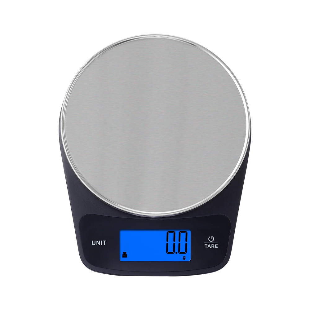 Waterproof Food Scale Digital Kitchen Scale Blue Backlit LCD Tare Function