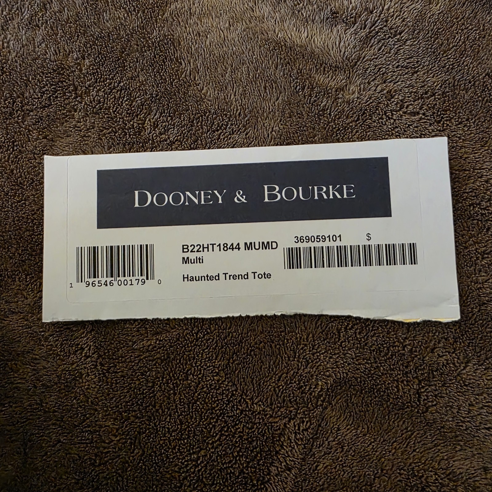 Disney Dooney & Bourke Haunted Mansion Tote Bag D23 Expo Ghost Bride Rare NWT