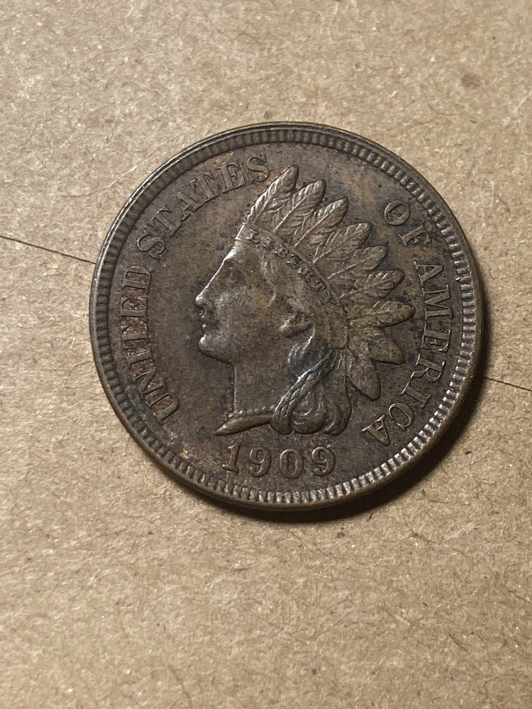 1909 Indian Head Cent - Unc - Toned - As Shown! (#1942)