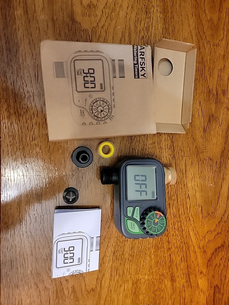 Arfsky Water Sprinkler Timer Irrigation Timer Weekly Daily Frequency Irrigation