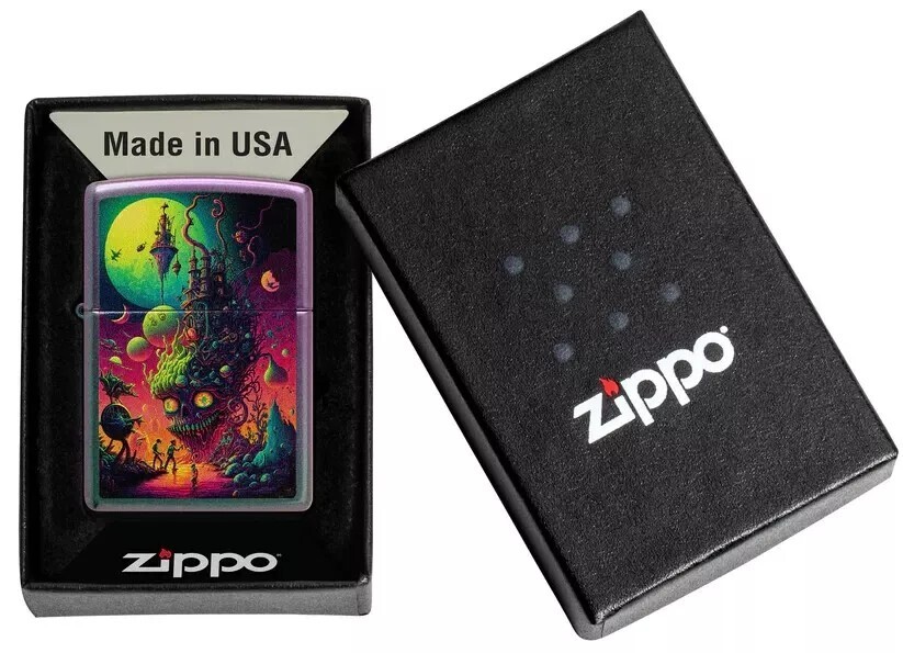 Distant Lands Design, Iridescent Finish Zippo Lighter
