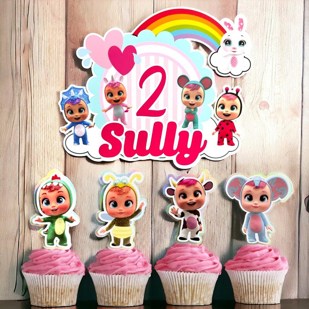JAB Cry Babies Cake Topper 5PCS