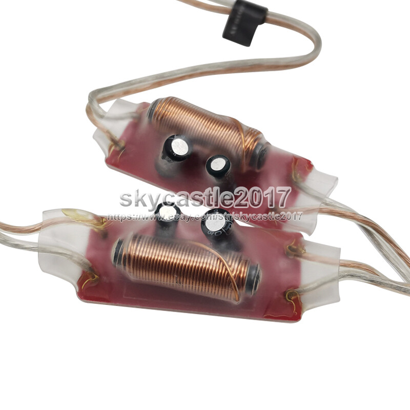 2pcs 4ohm 100W One Way Second-Order Tweeter Frequency Divider Crossover Filter
