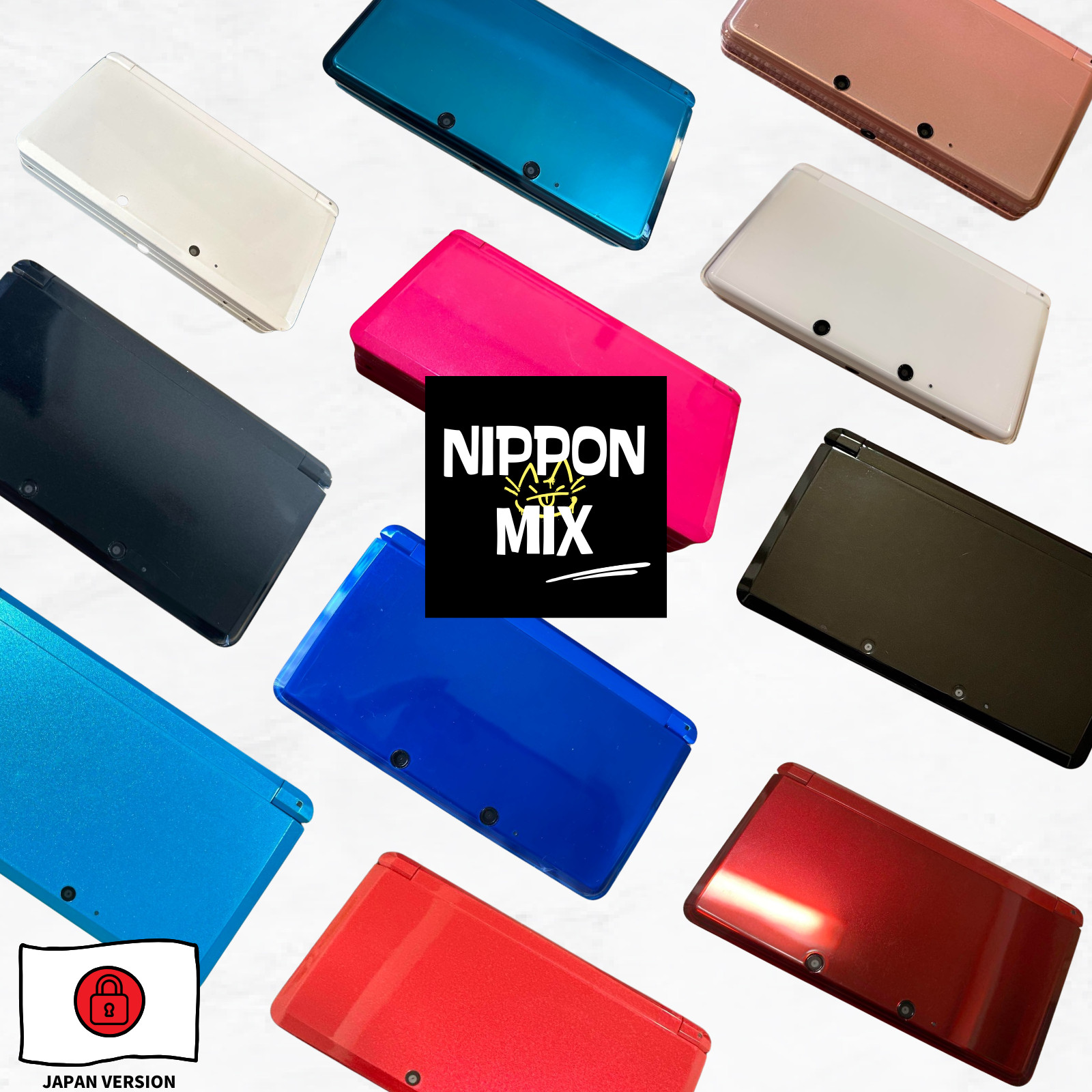 Nintendo 3DS & XL Console Japan Version Color & Condition Selectable Working