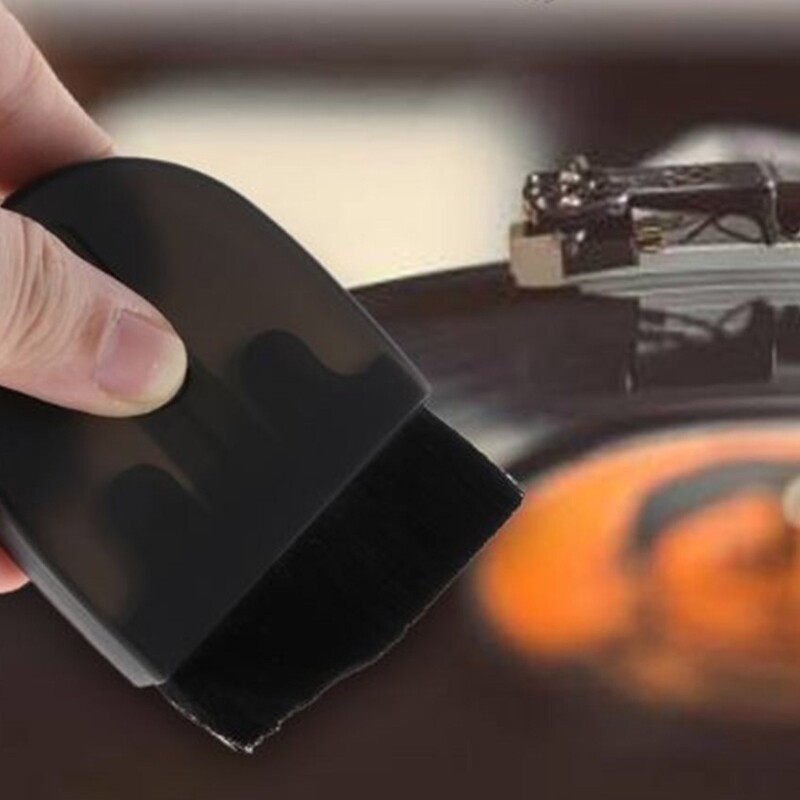Vinyls Record Cleaner Handle Turntable Cleaning Brush Antistatic