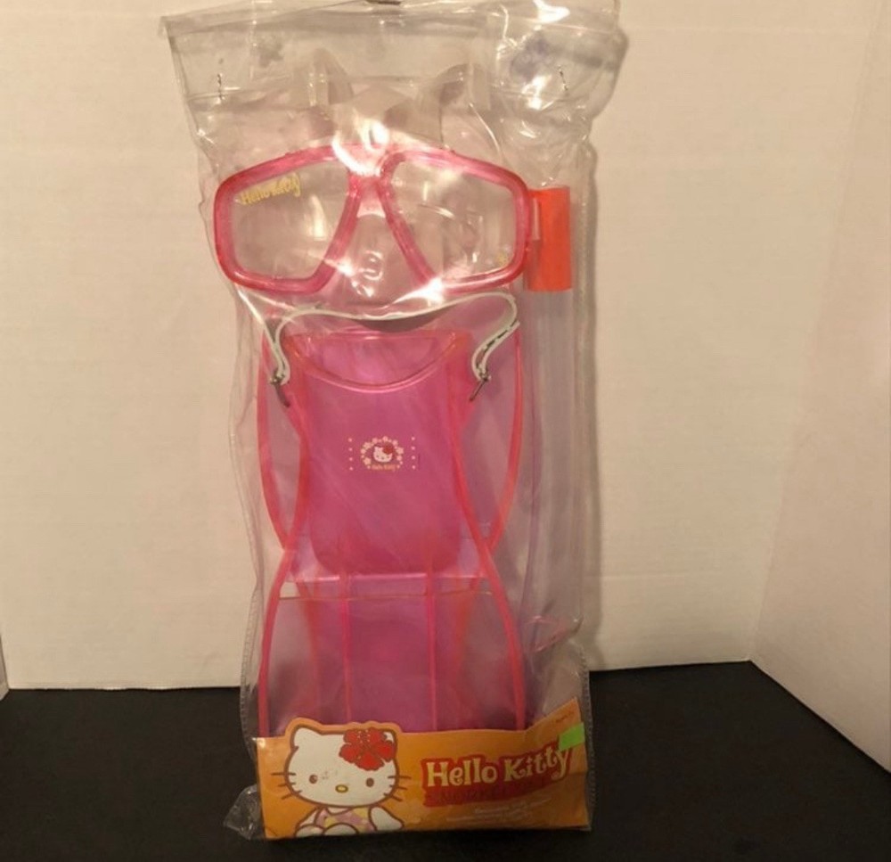 2005 Hello Kitty Snorkel Set Sanrio