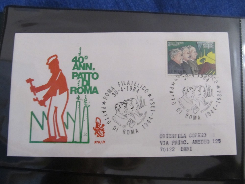 Italy 1984 FDC LR120F87