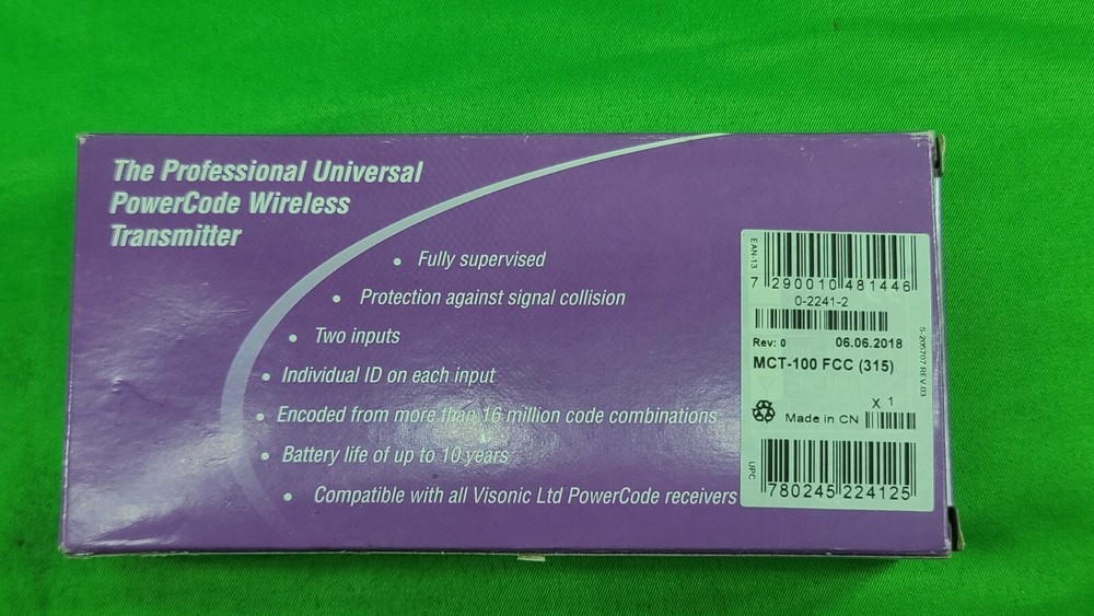 NEW Visonic MCT-100 Wireless Transmitter