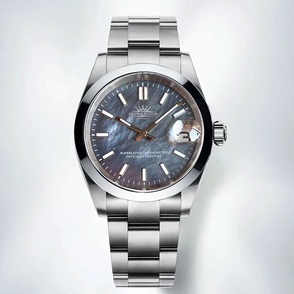 36mm NH35 steel back customize Watch