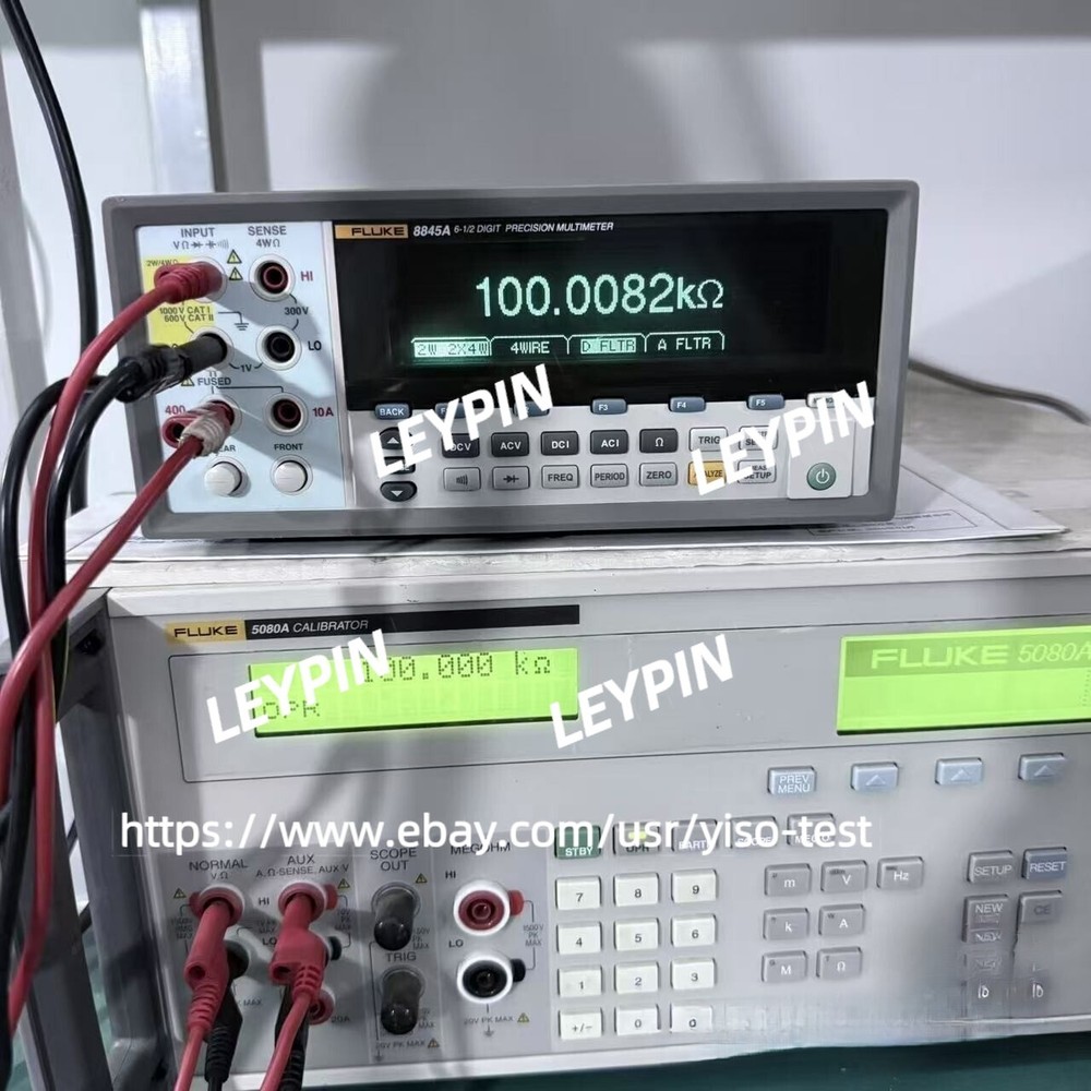 1PC Fluke 8845A Digital Multimeter 6.5 Digit Precision Multimeter /Good function