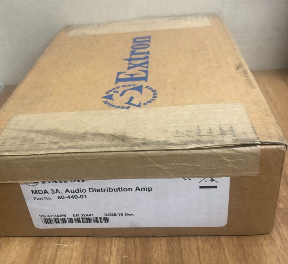 Extron MDA 3A Three Output Stereo Audio Distribution Amplifier 60-440-01