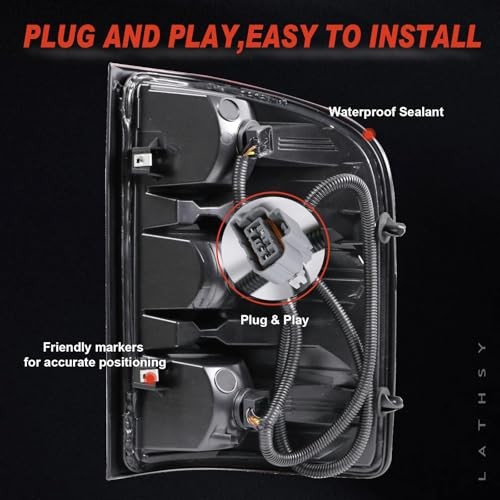 Tail Light Assembly Compatible With 2007-2013 Chevy Left Driver Side Red Border