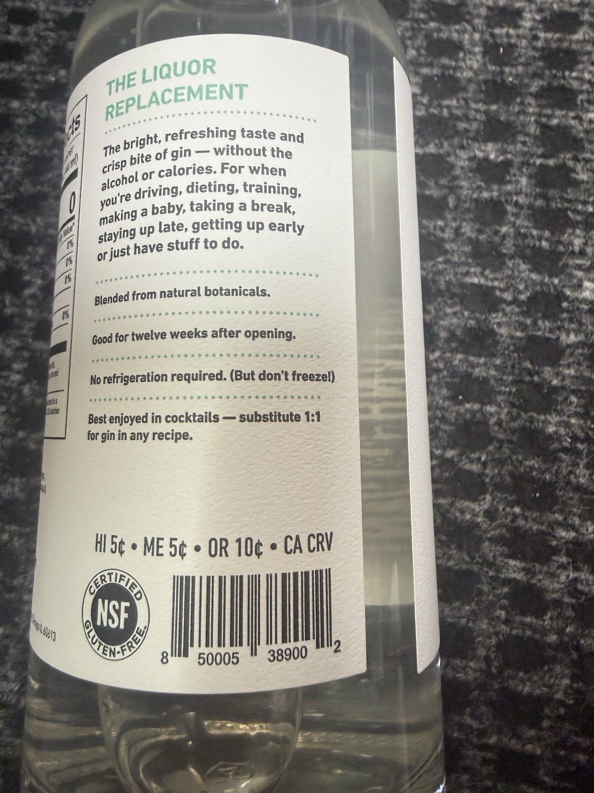 RITUAL ZERO PROOF Gin Alternative | Award-Winning Non-Alcoholic Spirit | 25.4 Fl