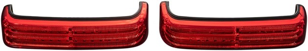 Custom Dynamics Low Profile Sequential LED Saddlebag Lights Black Red