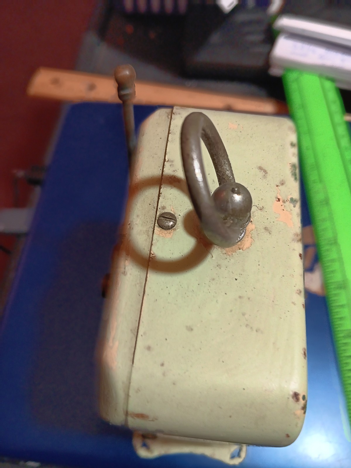 ANTIQUE GE General Electric X-Ray Corporation Wind-Up Interval Timer- Works