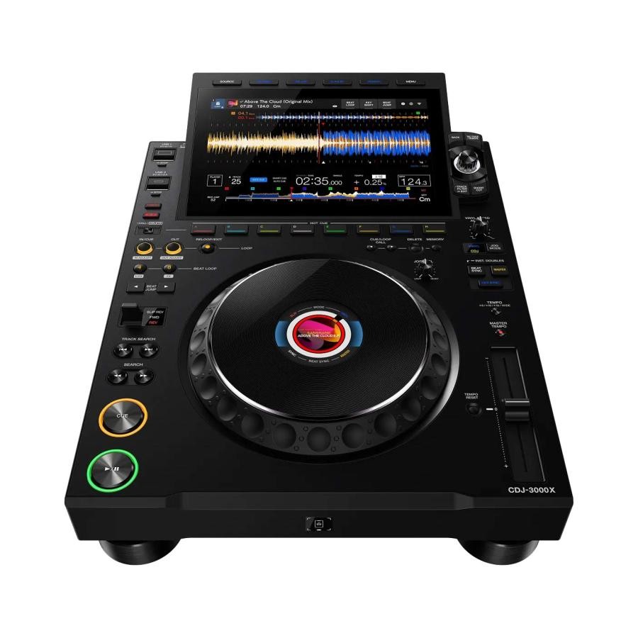 AlphaTheta CDJ-3000X High-Resolution Professional DJ Player (Black) Type-c