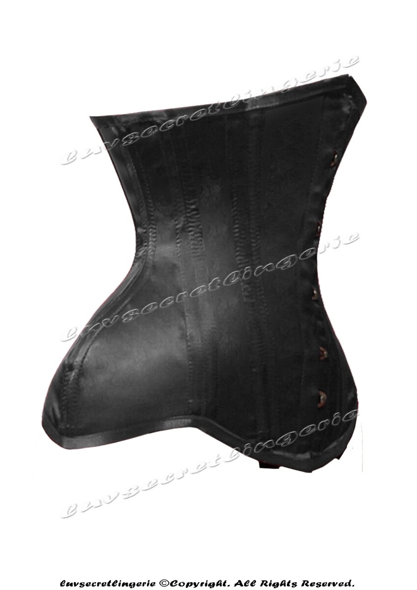Heavy Duty 26 Double Steel Boned Waist Training Satin Underbust Corset #8862-OT
