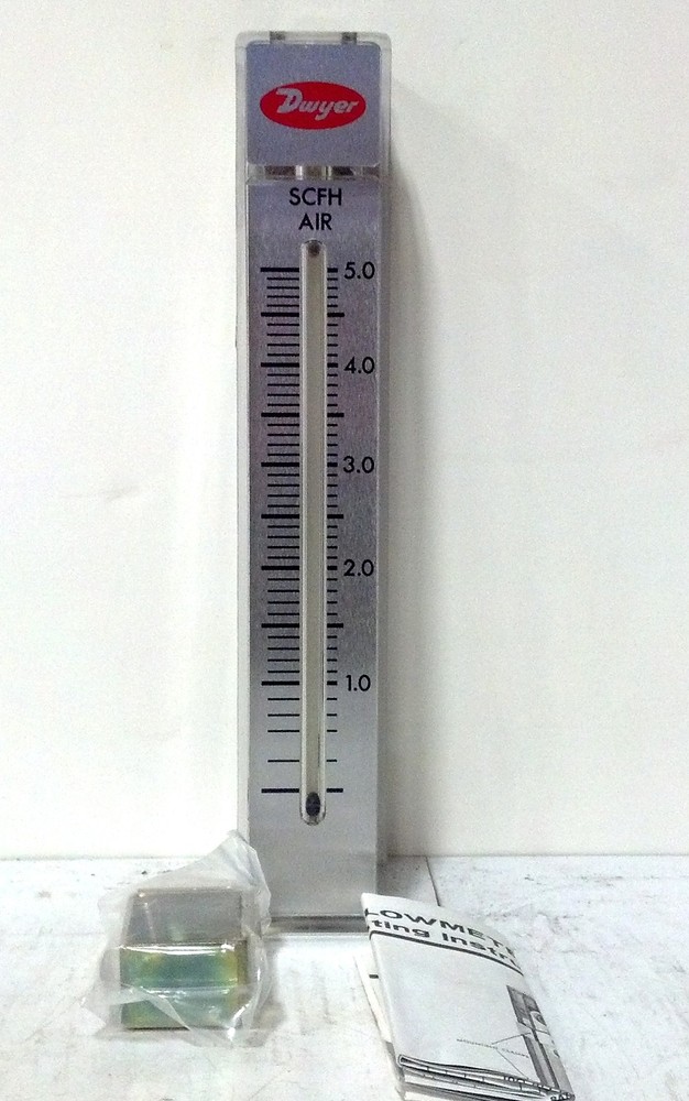 Dwyer RMB-49 0.5-5 SCFH Rate-Master Variable Area Flowmeter