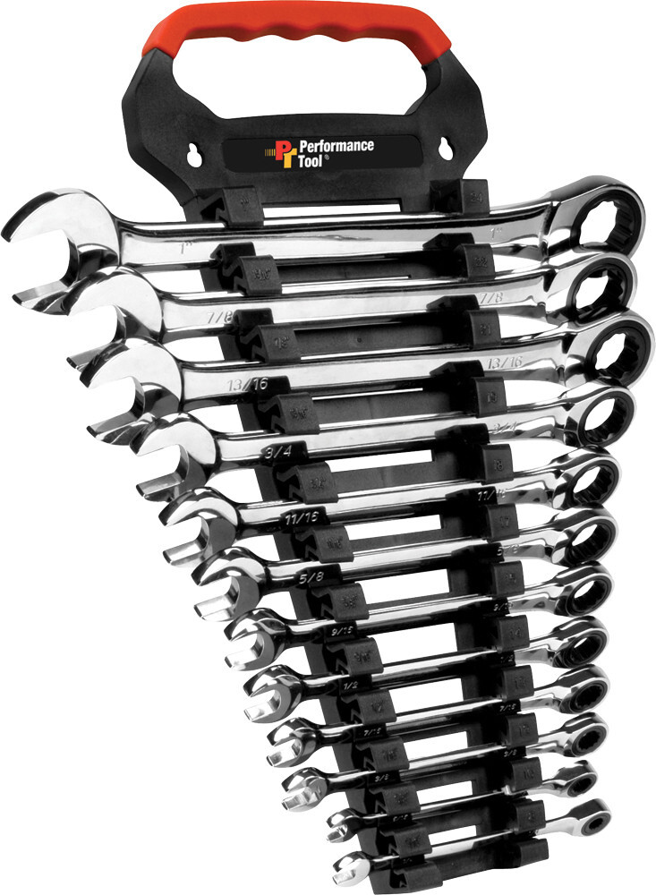 Performance Tool 12 Pc SAE Ratchet Wrench Set W30641